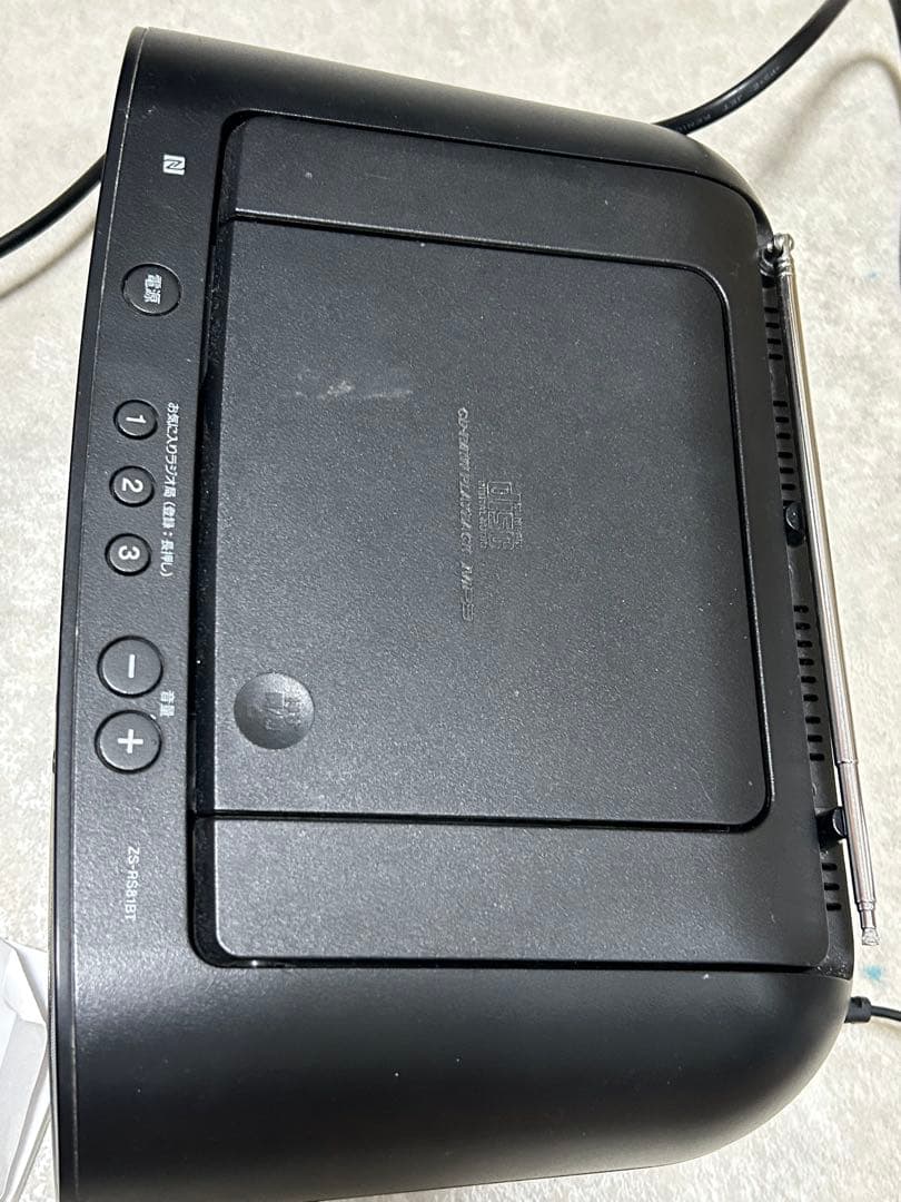 2台 現状品 SONY ZS-RS81BT CDラジオ Bluetooth