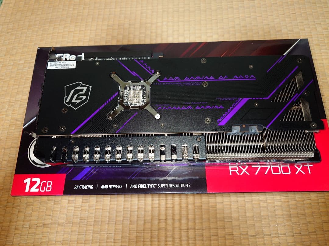 グラフィックボード・グラボ・ビデオカード ASRock RADEON RX 7700 XT Phantom Gaming