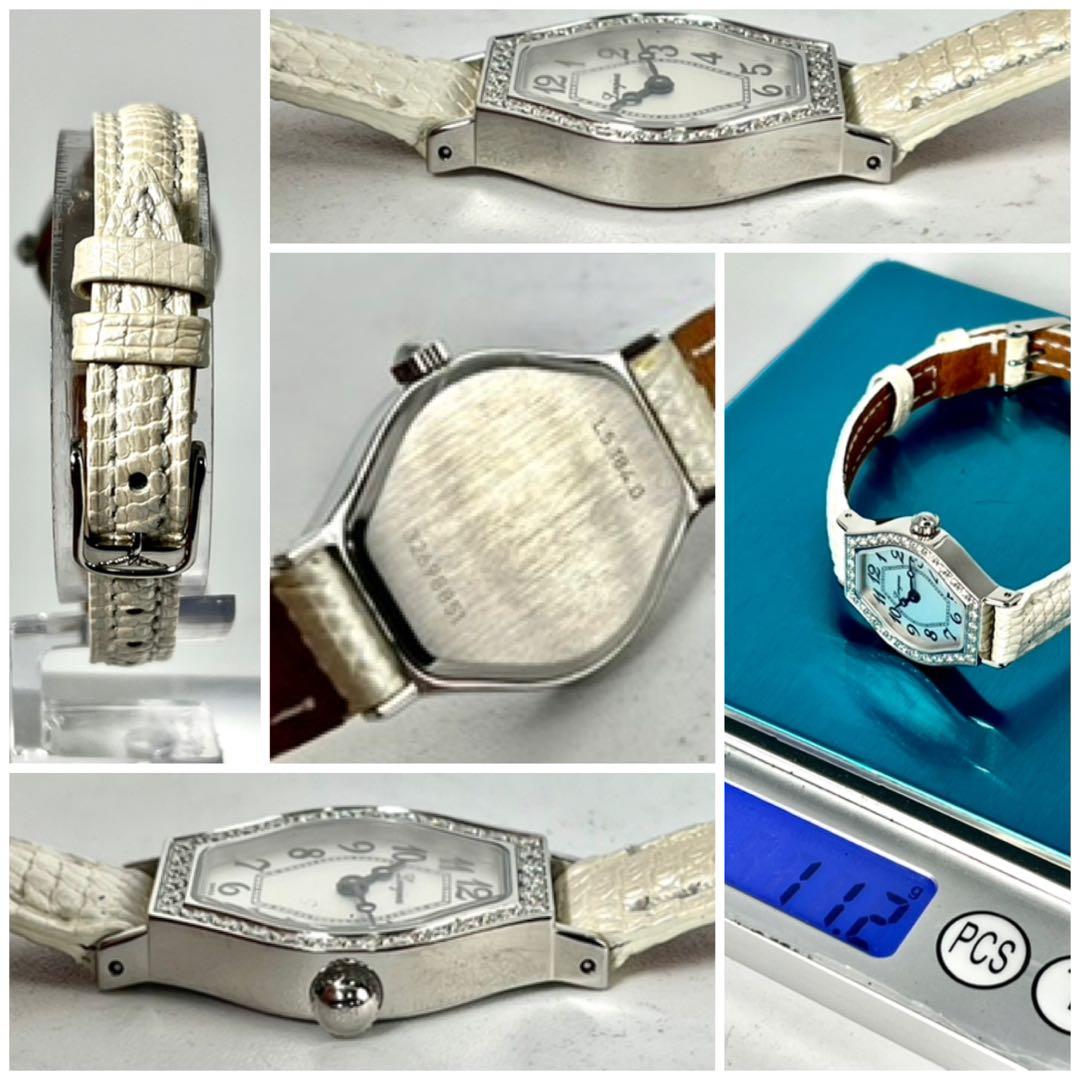 【極美品/稼働】ロンジン ラ・ヴィソント L5.184.0 ダイヤベゼル 腕時計