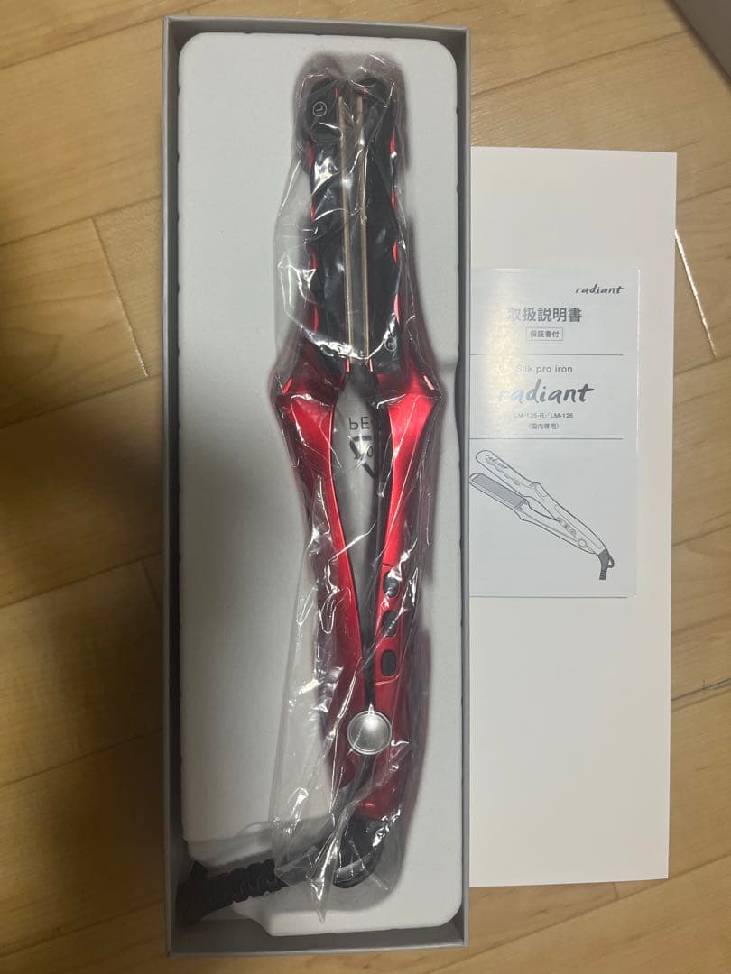 radiant ストレートヘアアイロン 28mm 箱・保証書付き