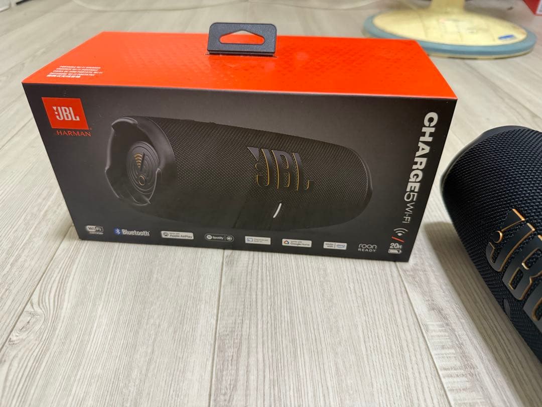 JBL Charge 5 WiFi ブラックワイヤレススピーカー