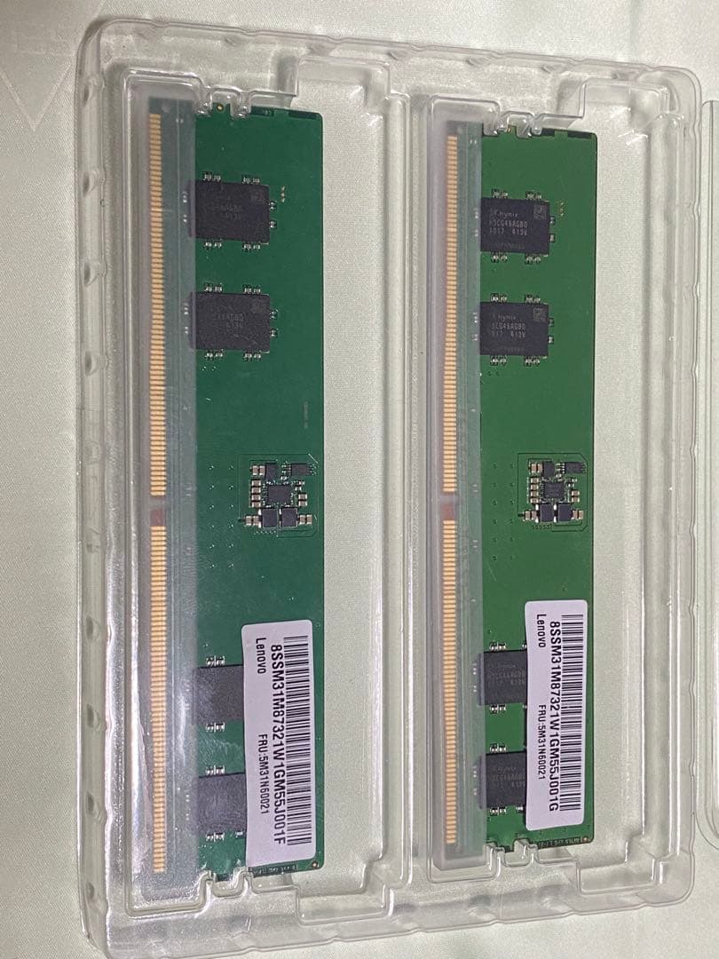 DDR5-5600 8GB 2枚 + DDR5-4800 8GB 2枚