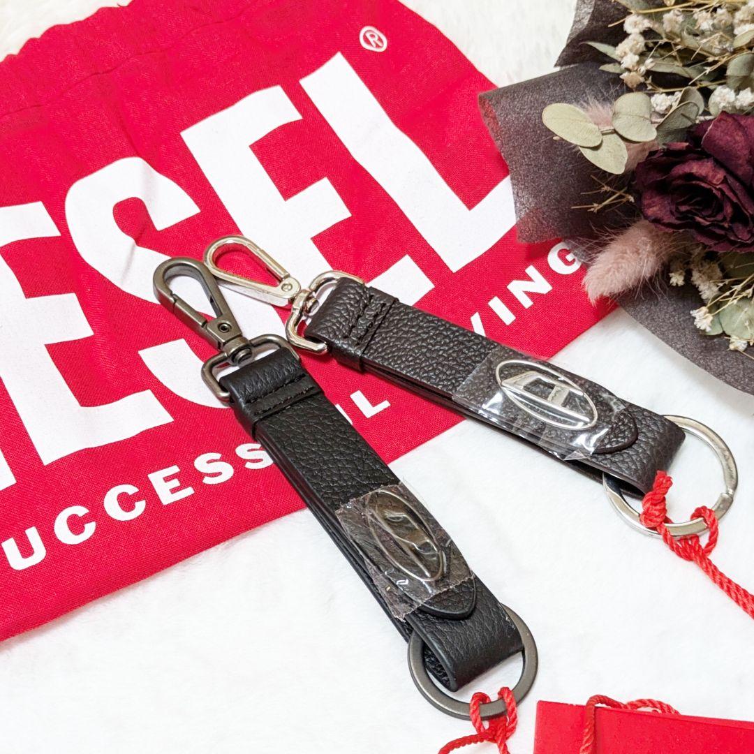 South様☆専用 新品未使用✨DIESEL キーリング ダークブラウン