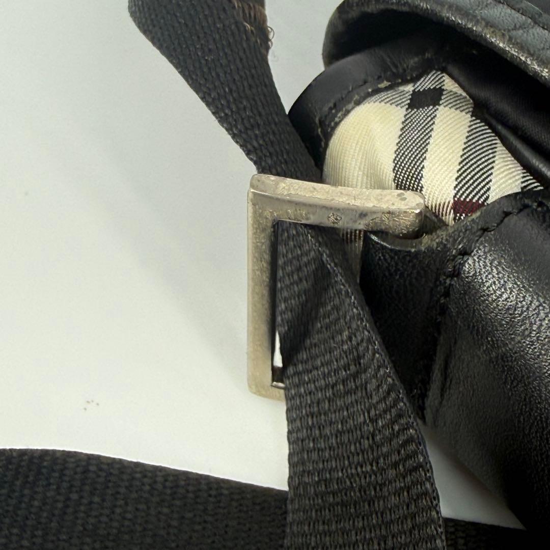 【美品】Burberry BLACK LABELショルダーバッグ　ノバチェック