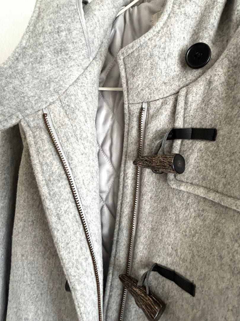 【美品】ディノス dinos Racy Radiant ダッフルコート グレー