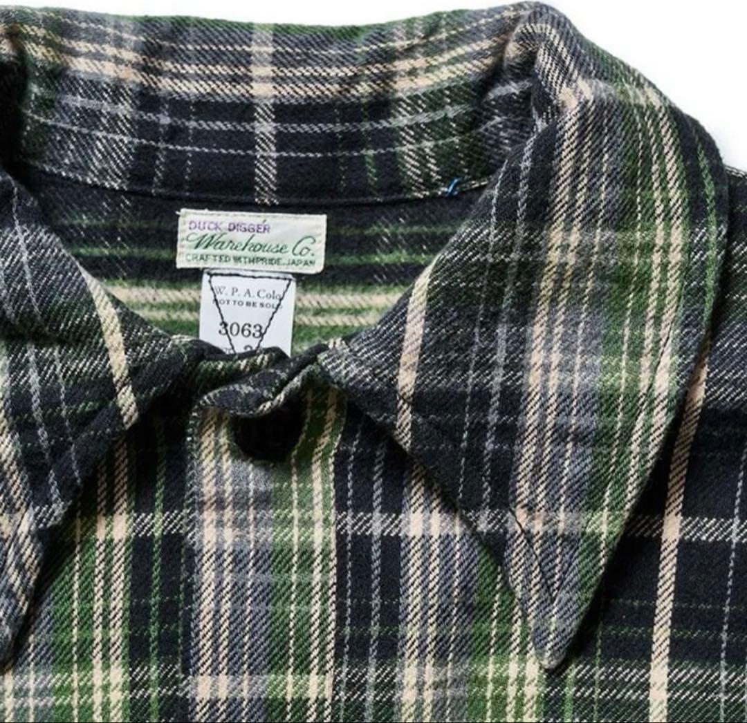 新品 ウエアハウス 3063 30周年 プルオーバー ネルシャツ 42 XL