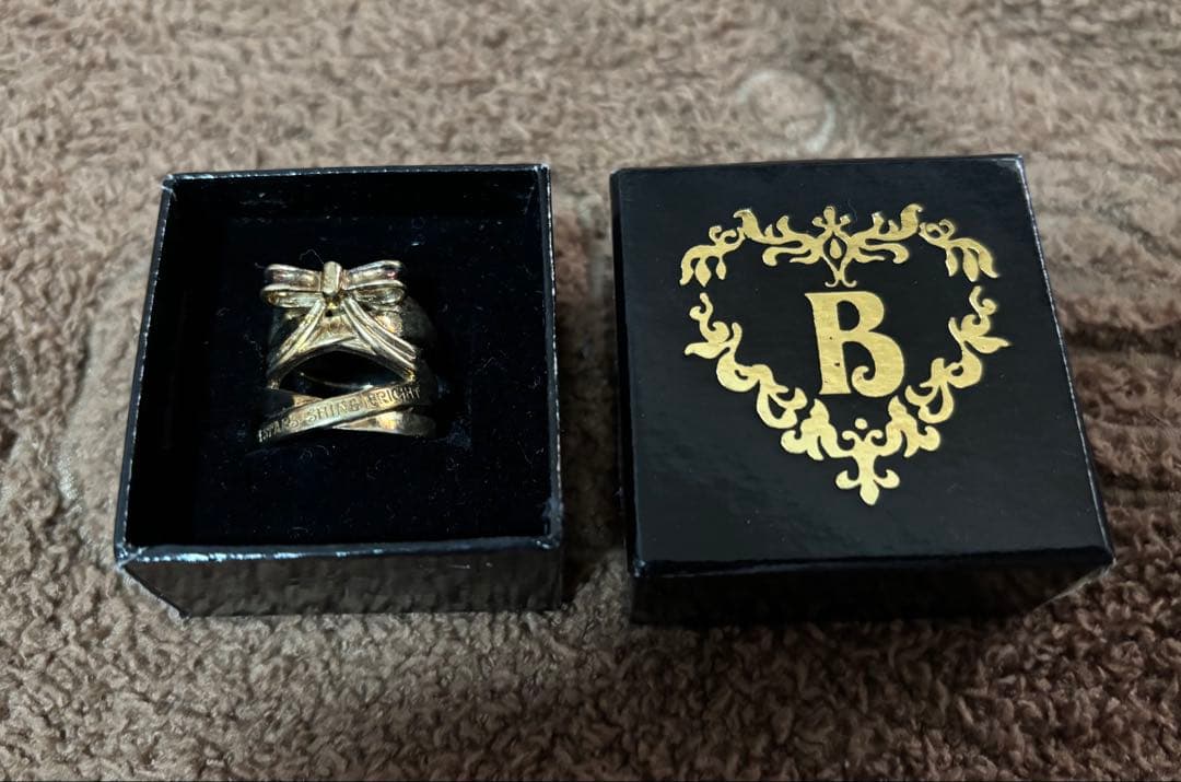 BABYTHE STARS SHINE BRIGHT レースアップリボンリング