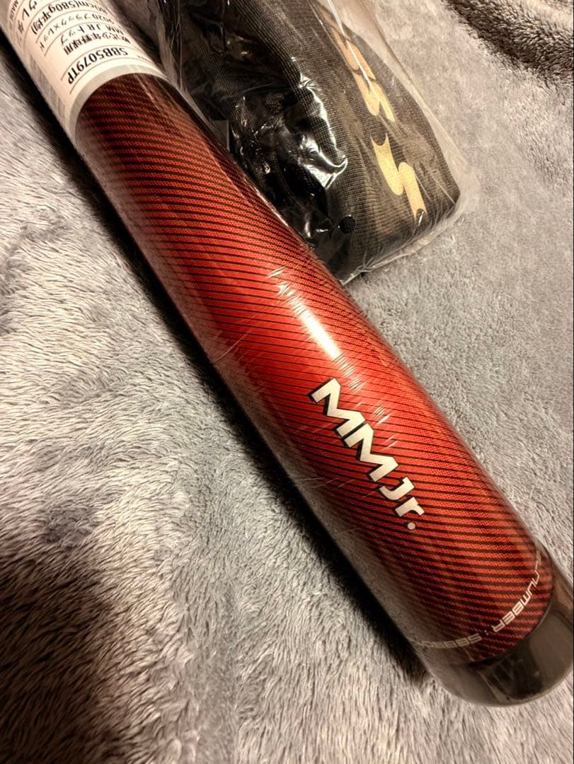 今週で削除予定　MMJr. 少年用軟式バット 80cm 580g レッド