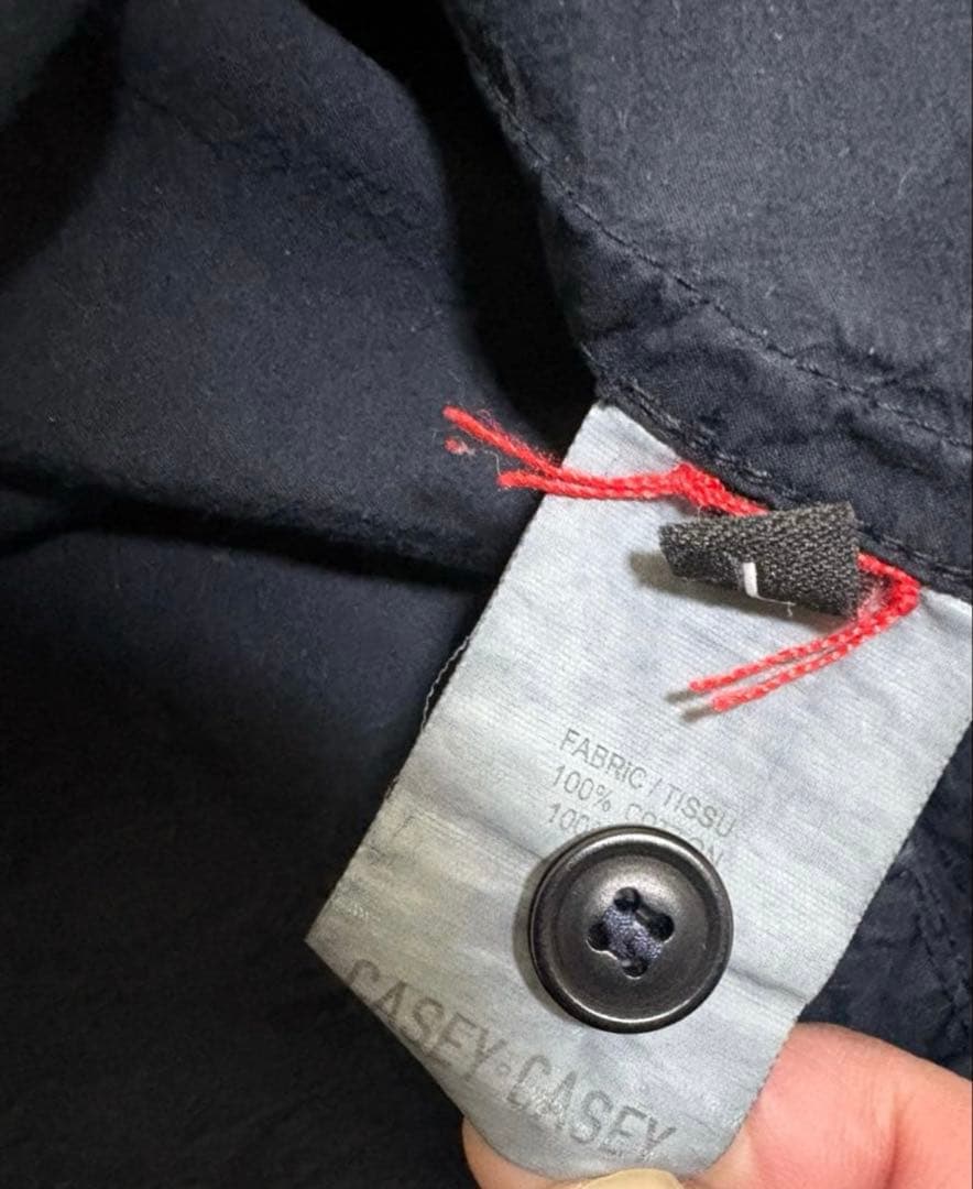 トップス CASEY CASEY BIG RACCOURCIE SHIRT