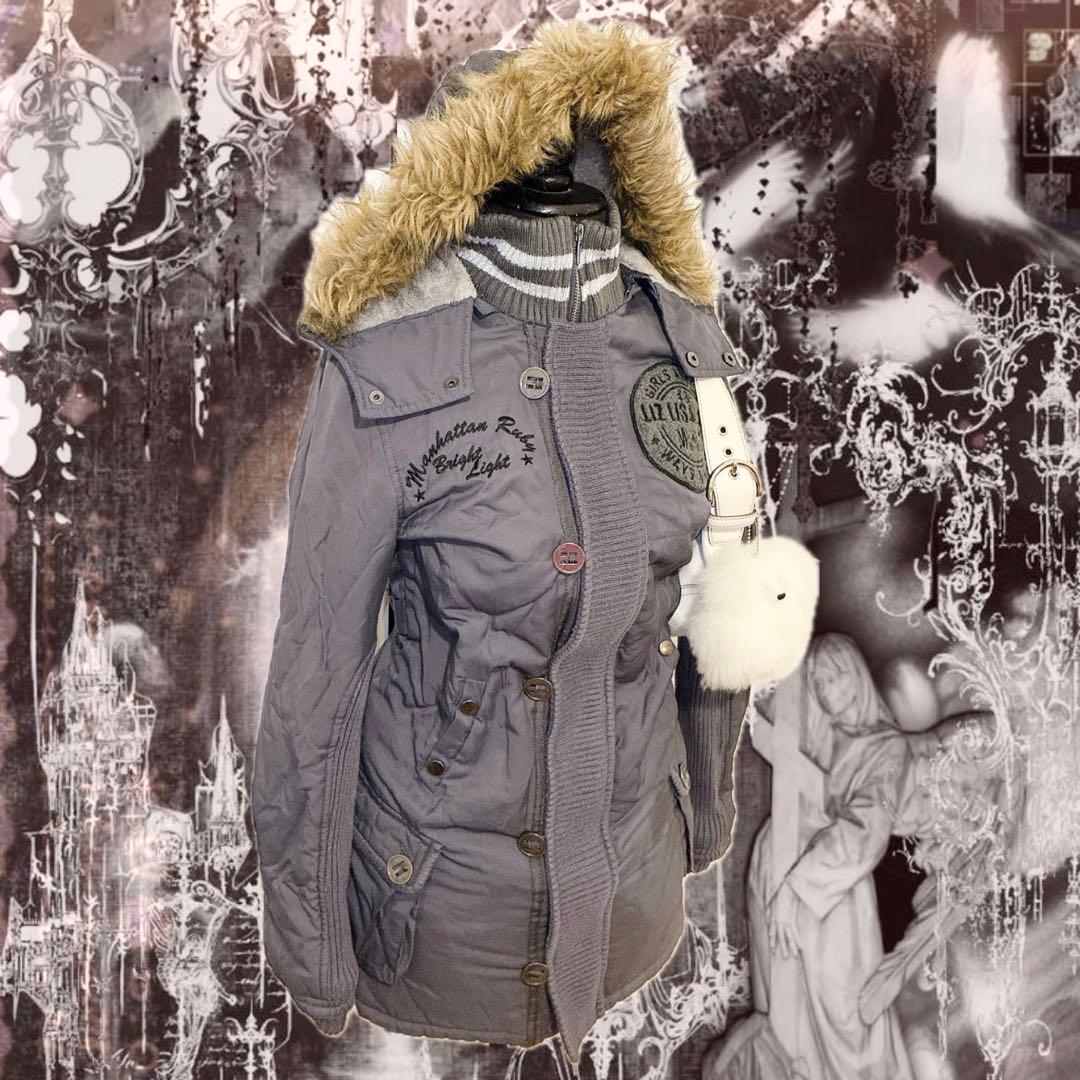 00s y2k LIZ LISA doll モッズコート　ファー　平成　当時物