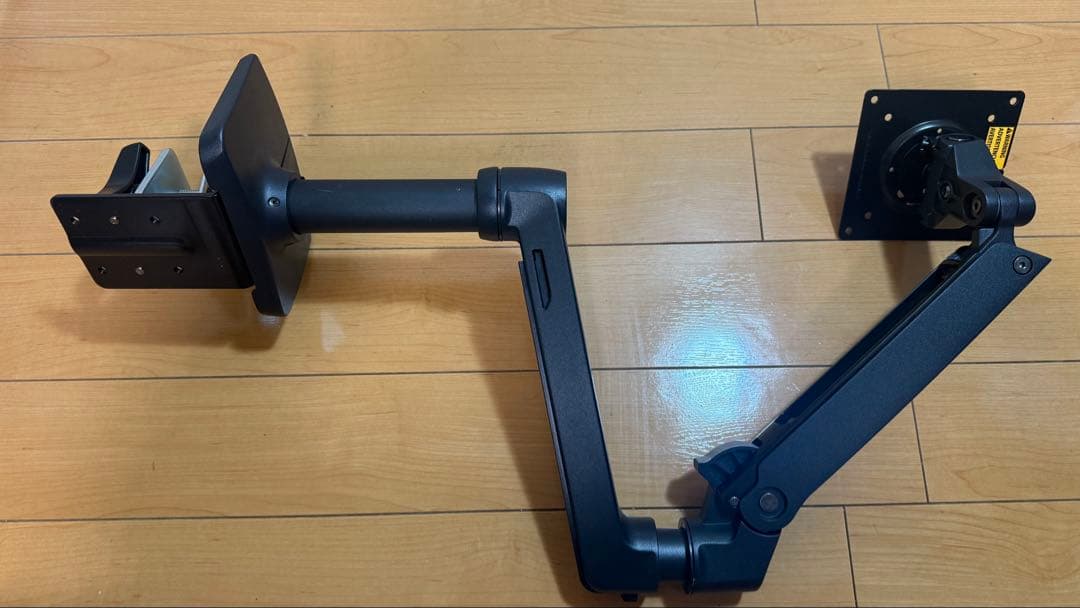 エルゴトロン モニターアーム 可動式 取り付け金具付き