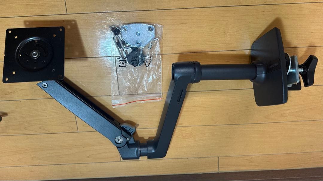 エルゴトロン モニターアーム 可動式 取り付け金具付き