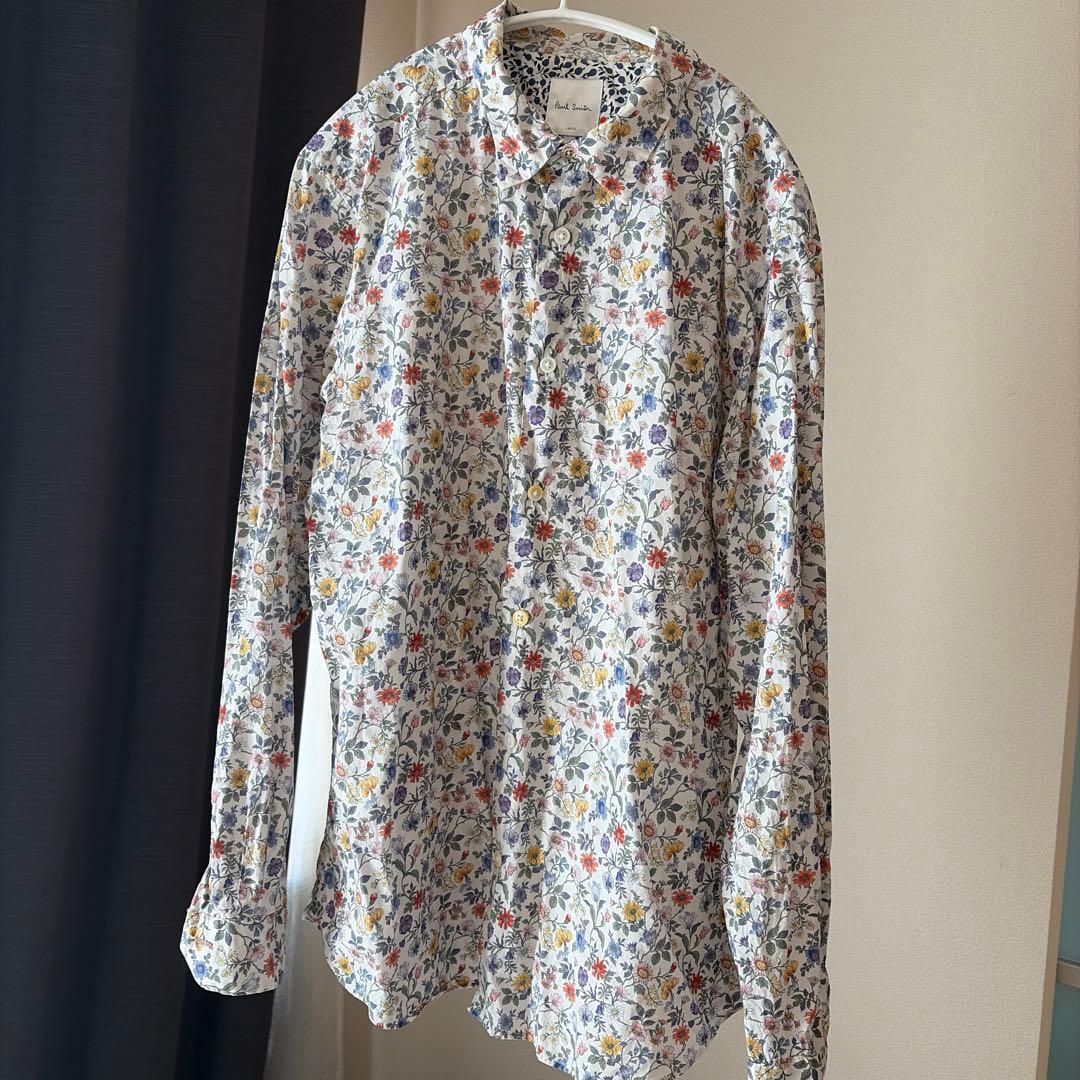 【人気】Paul Smith LIBERTY 花柄フローラルプリントシャツ　長袖