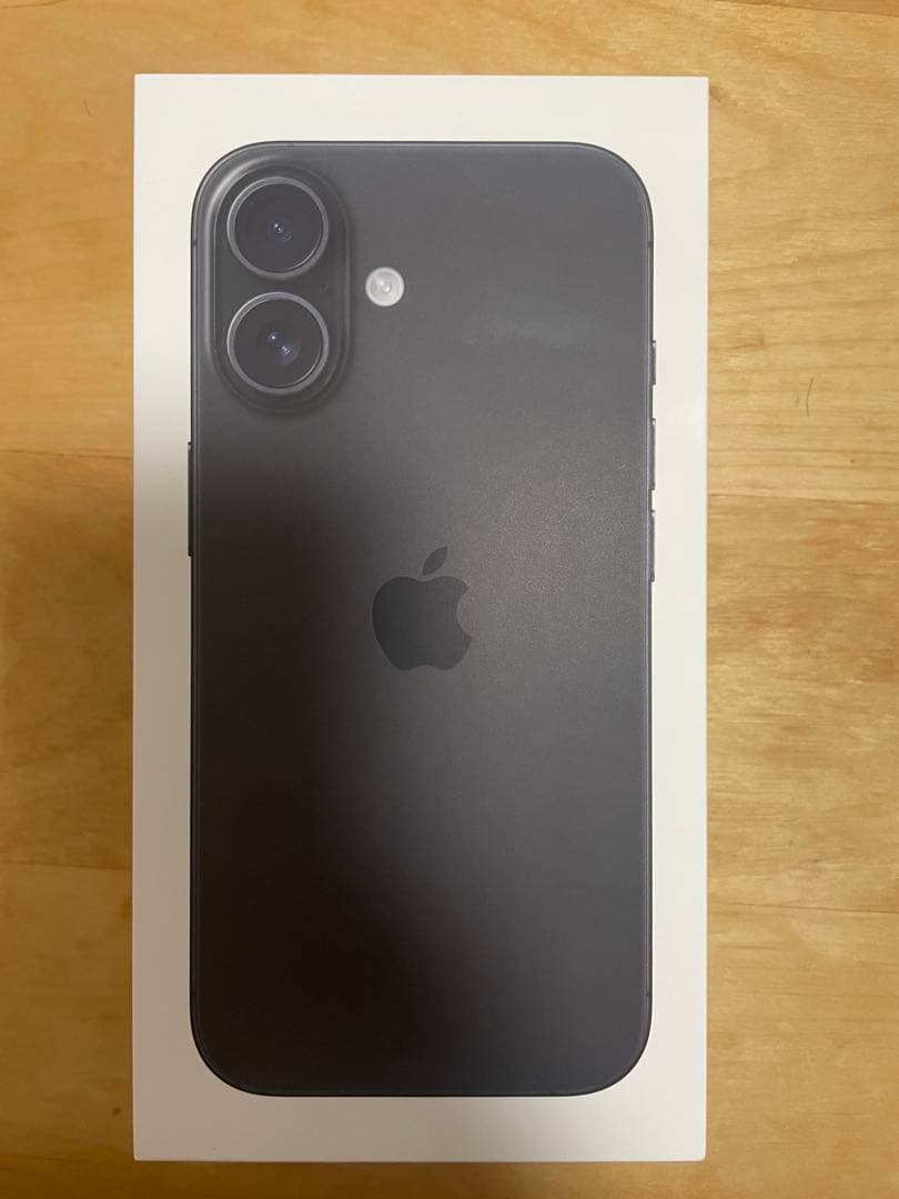 【新品未開封】Apple iPhone16 128GB ブラック　SIMフリー