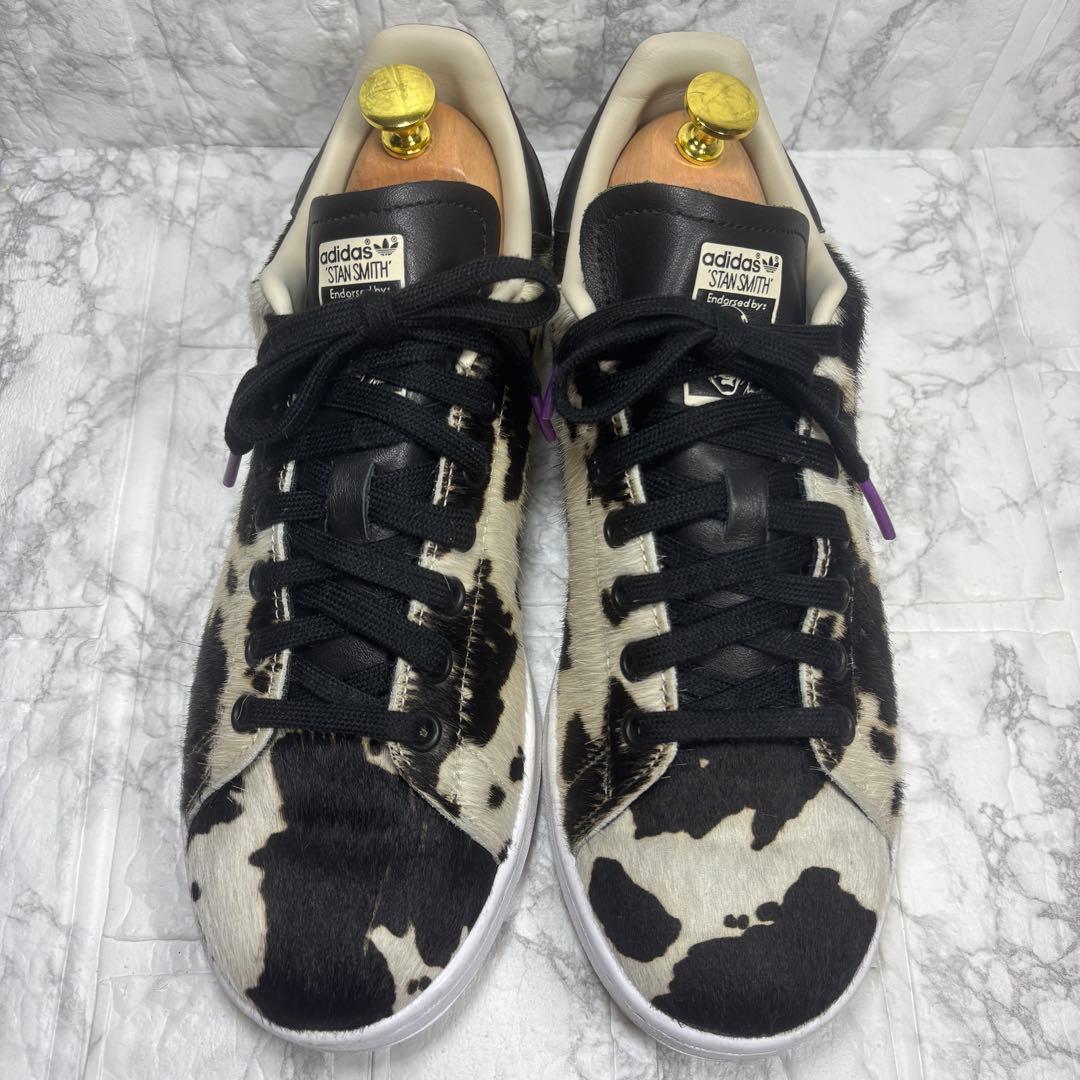 【美品】adidas アディダス スタンスミス FV3087ハラコ 牛柄 26