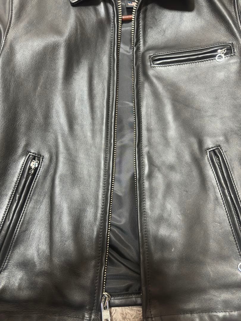 Schott（ショット）103US TRUCKER LEATHER JKT 38