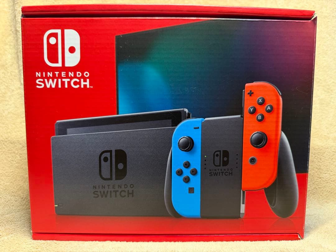 (新品)Nintendo Switch 本体 青/オレンジ Joy-Con付き