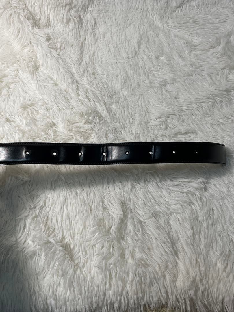 MONTBLANC モンブラン 本革　レザーベルト 黒 ゴールド金具