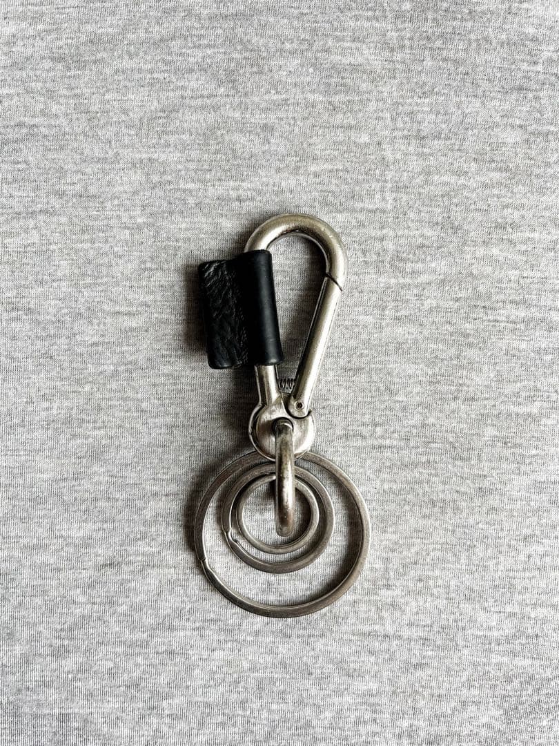 Hender scheme Karabiner カラビナ付キーホルダー ブラック