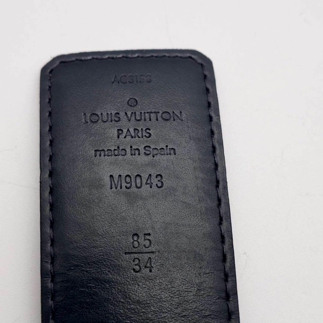 ルイヴィトン サンチュール モノグラム　LVイニシャル　シルバー　ベルト