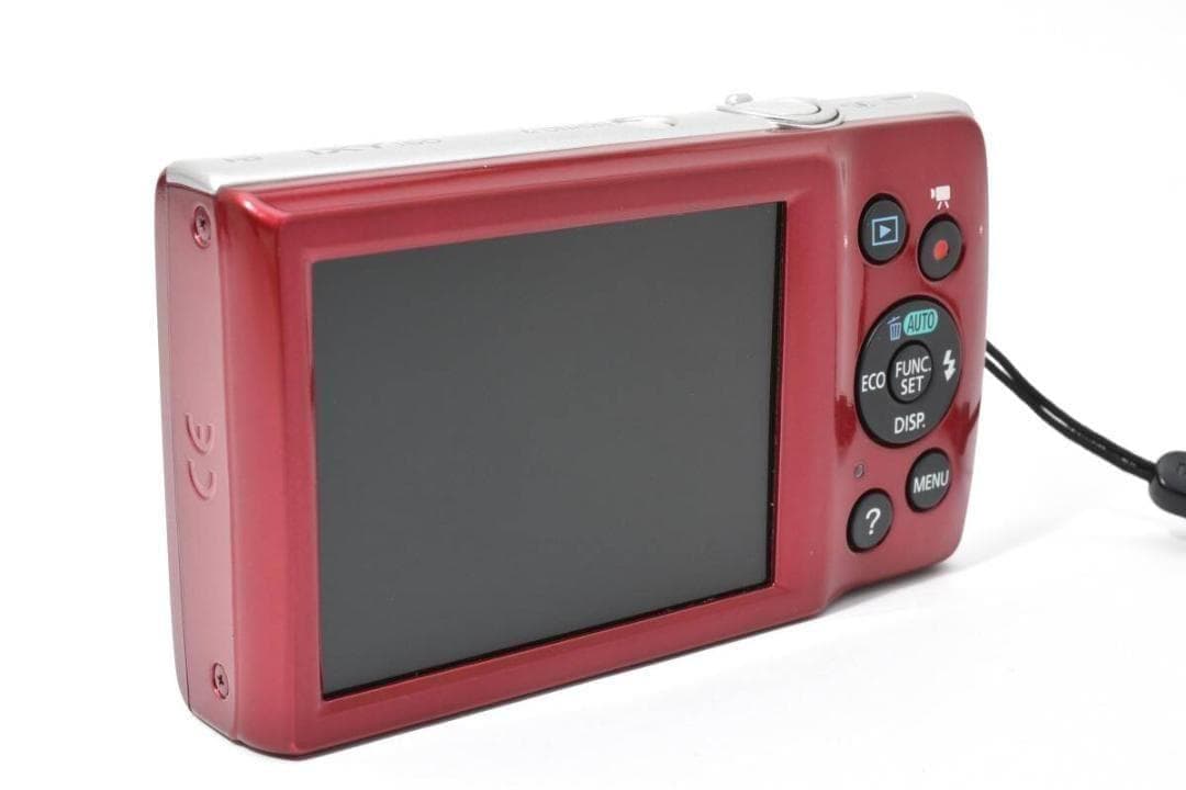 美品 キヤノン　Canon IXY 160 レッド 《箱・充電器付》＃A324