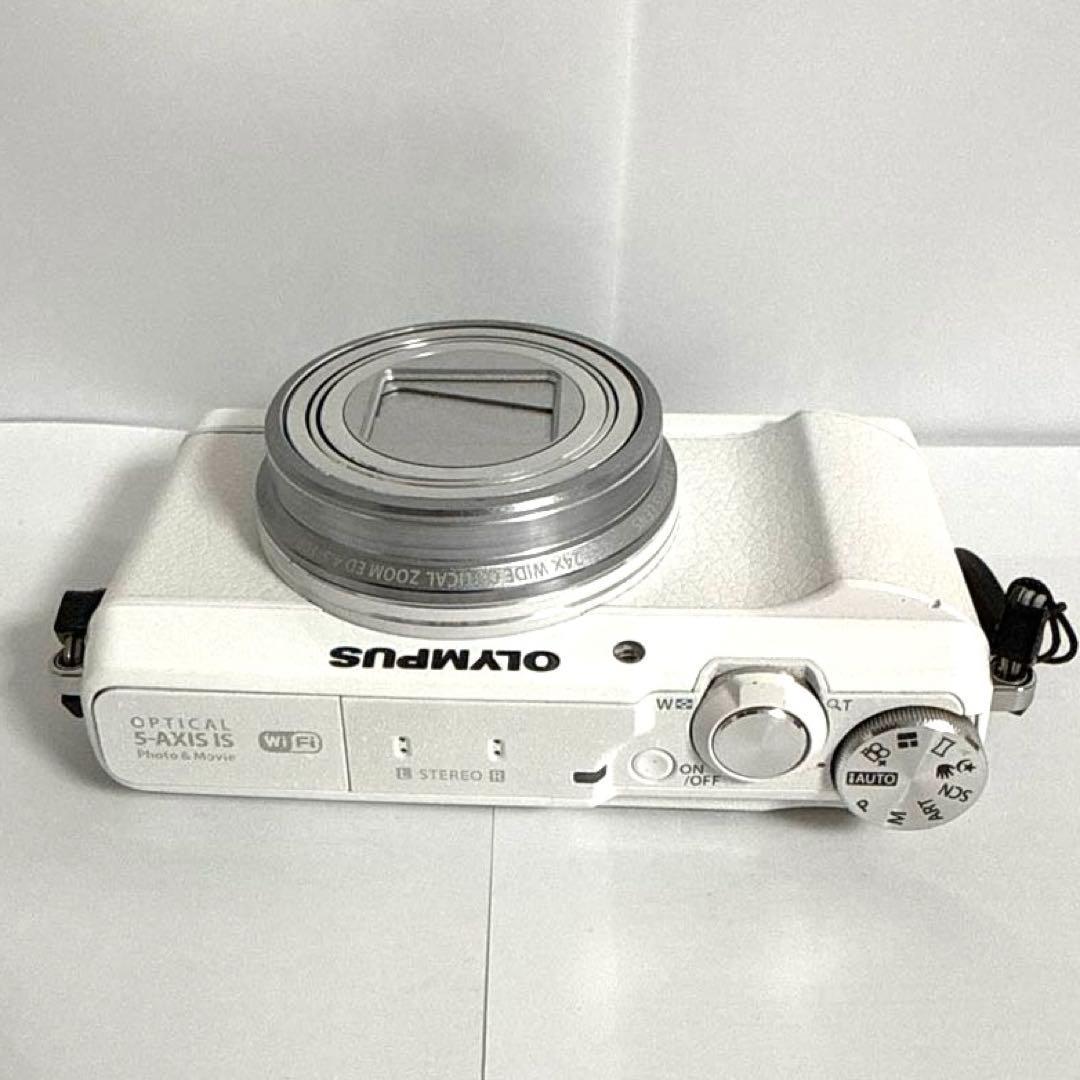 ☆軽量コンパクト☆OLYMPUS STYLUS SH-1 ホワイト☆
