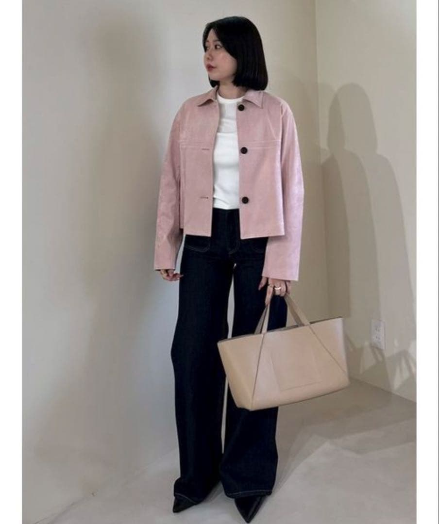 Mila Owen　パッチポケットデザインバギーデニムパンツ