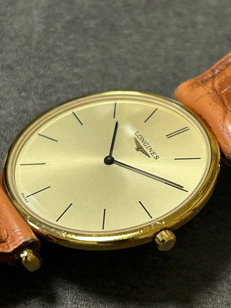ロンジン ラ グラン クラシック ゴールド文字盤 腕時計 L4.635.2
