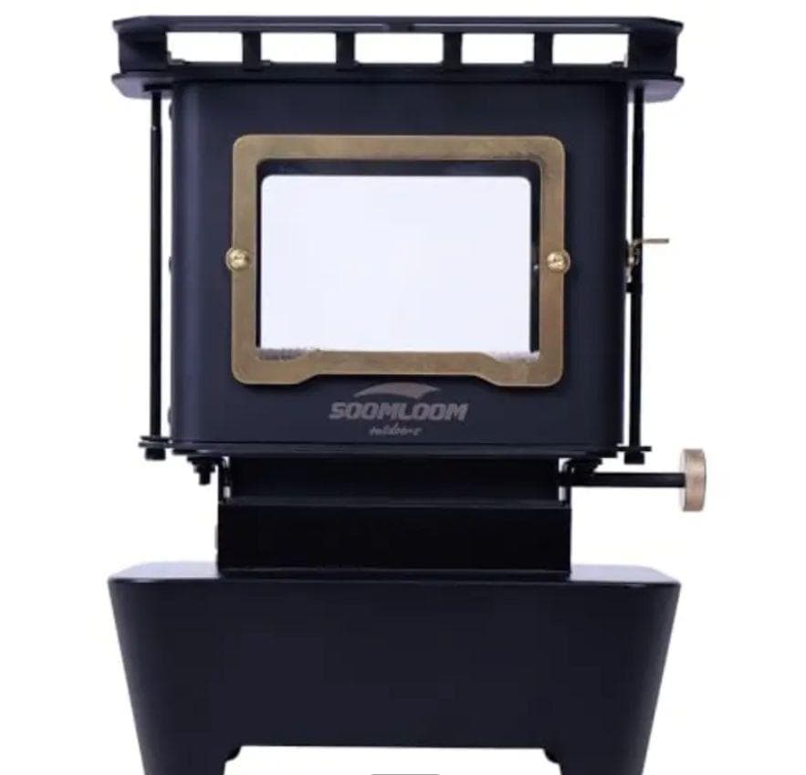 1115 アイロンストーブ FLAMENCO 黒 灯油対応 コンパクトストーブ