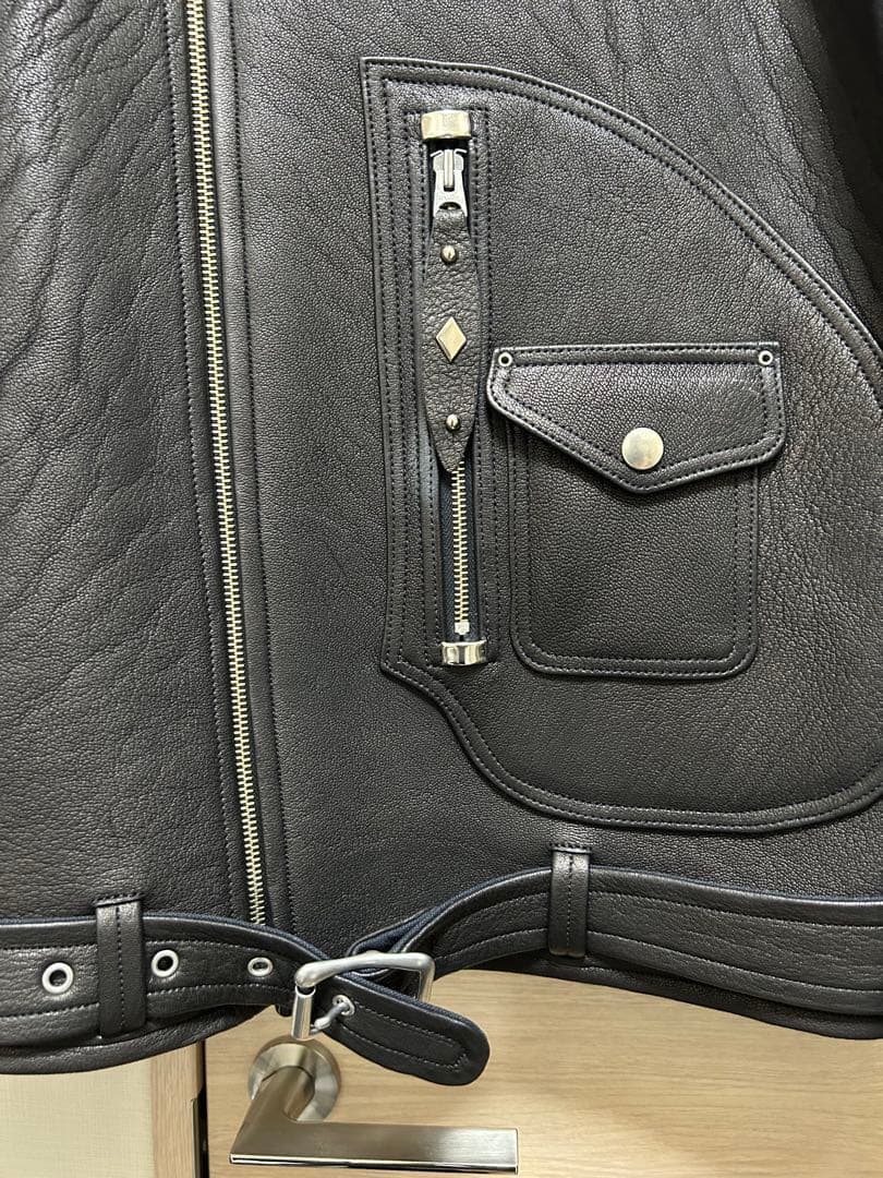 Fine Creek & Co. ワピチ（鹿）レザー ライダースジャケット 42