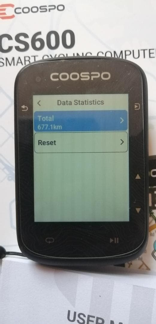 COOSPO CS600 サイクルコンピューター 本体(つかった)