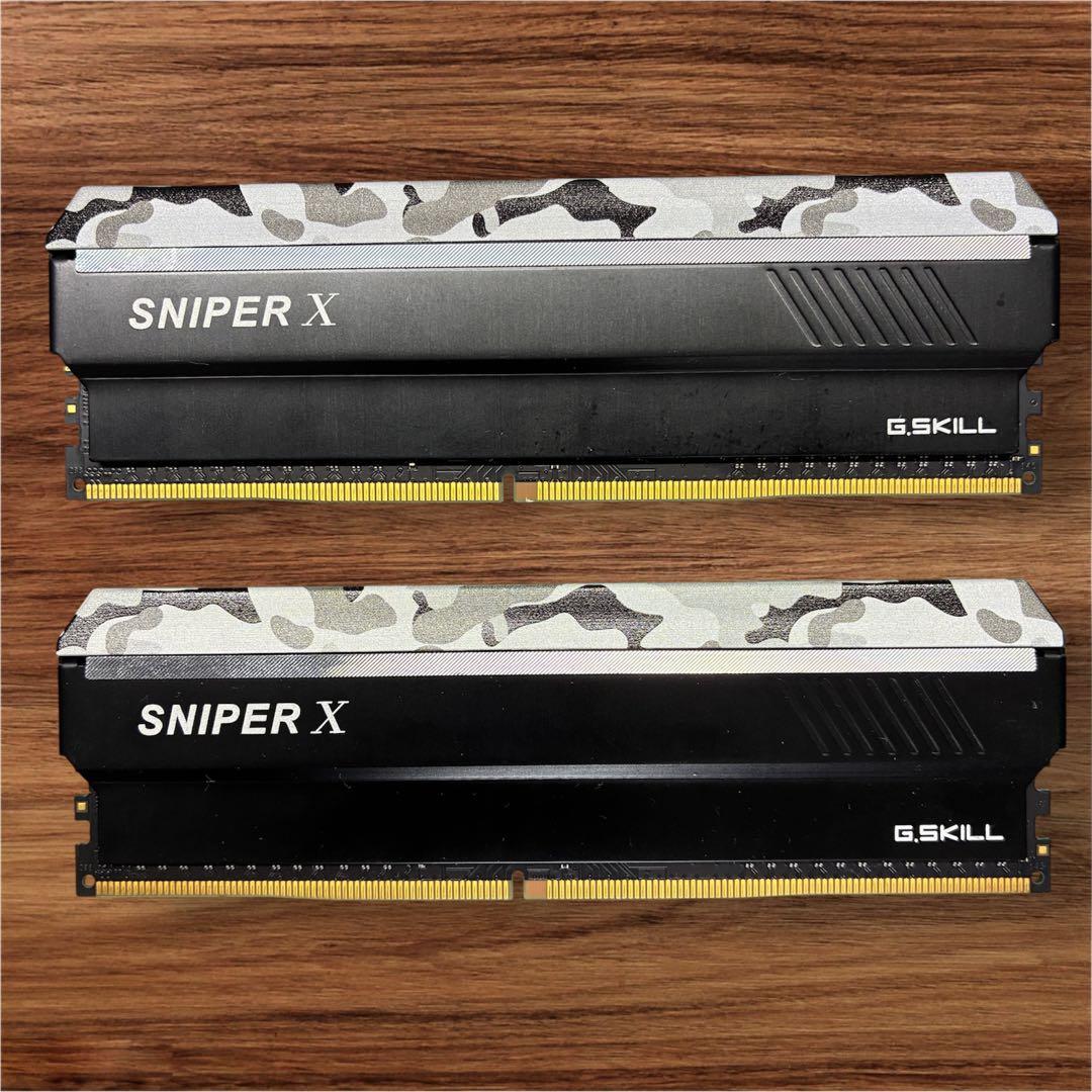 【テスト済】G.Skill DDR4-3000 8GB×2 SNIPER X