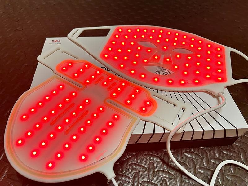 カレントボディー フェイス用+ネック&デコルテ LEDライトセラピー セット