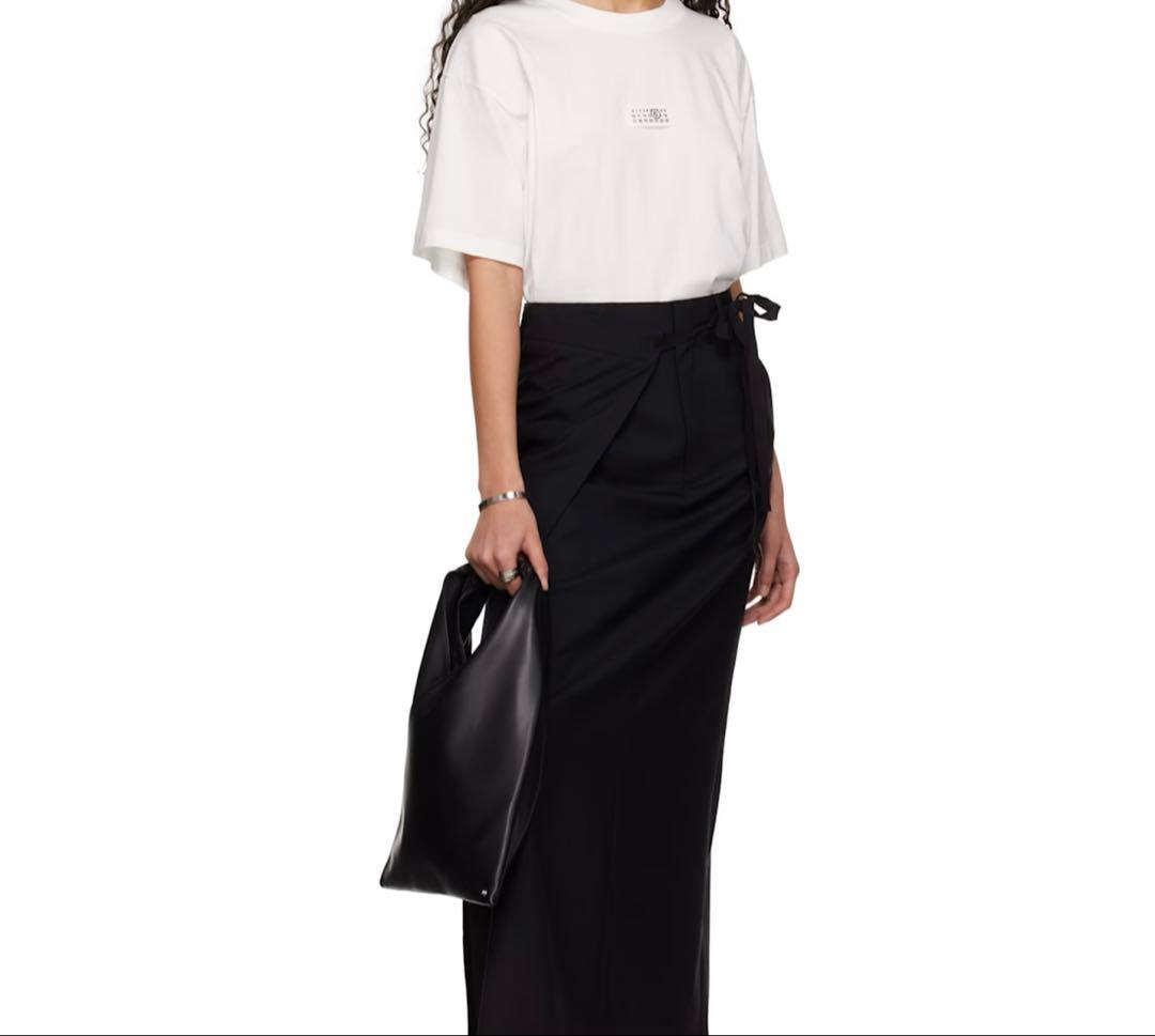 MM6 Maison Margiela ブラックショルダーバッグミディアム