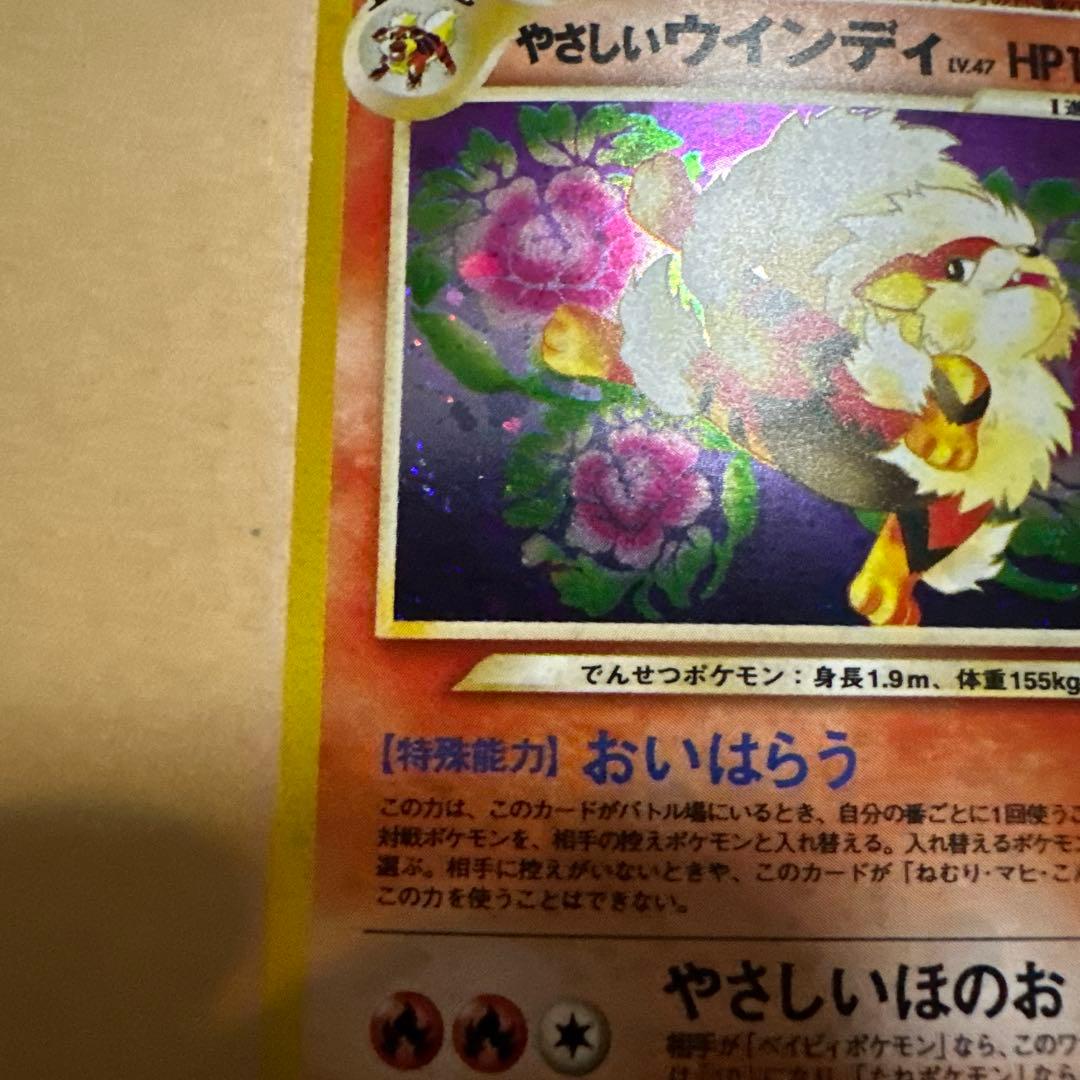 ポケモンカード 旧裏 やさしいウインディ arcanine