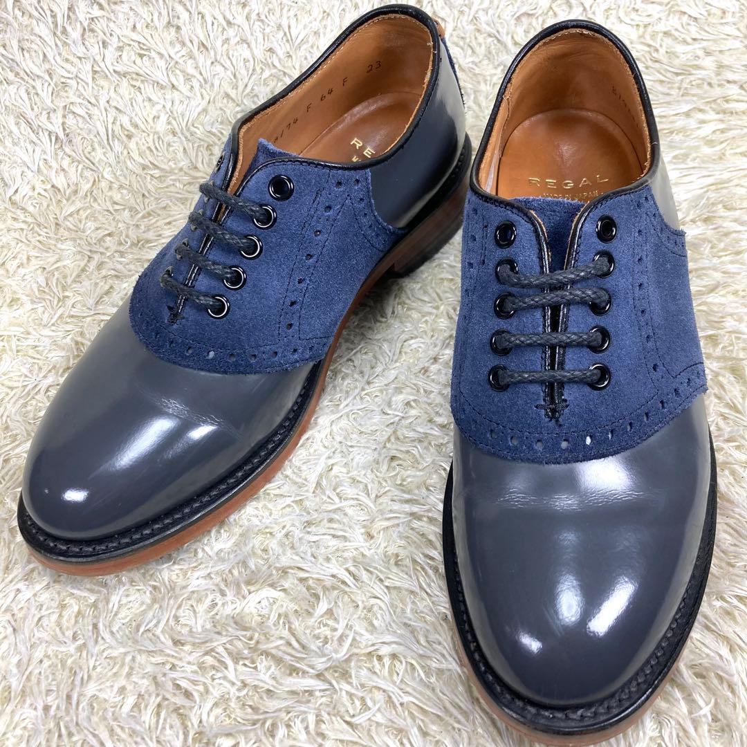 『美品』REGAL リーガル サドルシューズ バイカラー レザーシューズ　革靴