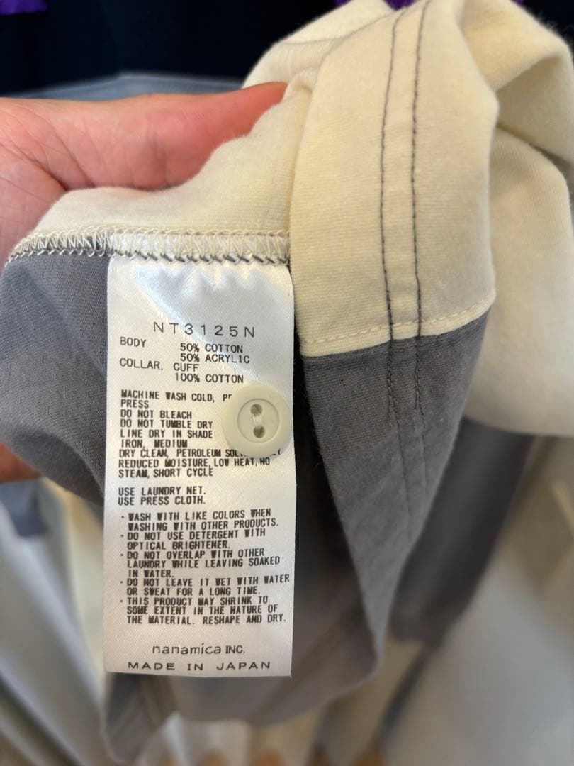 パレス　ノースフェイス　コラボ　 ラグビーシャツ　L