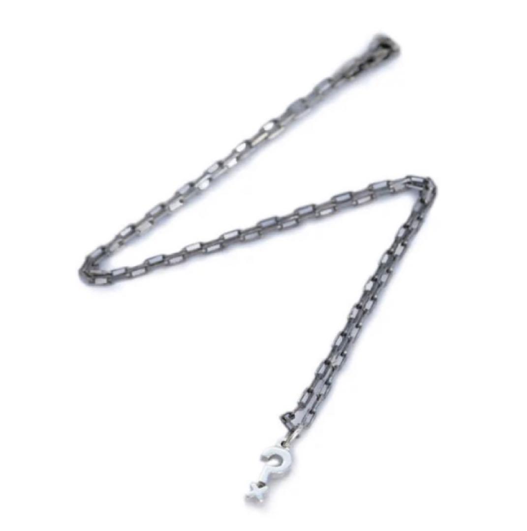 シルバー クエスチョンマーク ネックレス