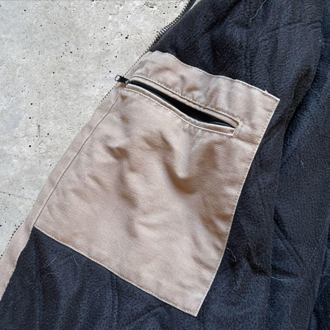 【00s】carharttアクティブジャケット　ダック地　身幅広め　フェード