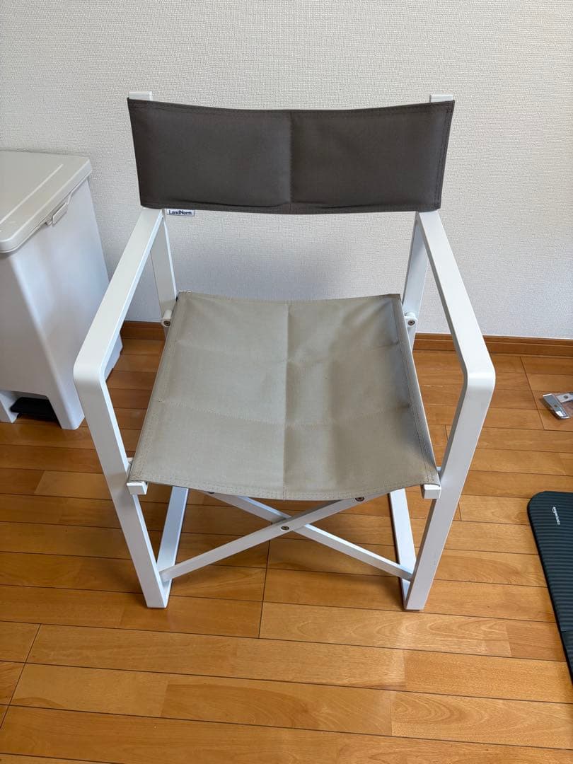 Landform 折り畳みチェア　ホワイト グレー