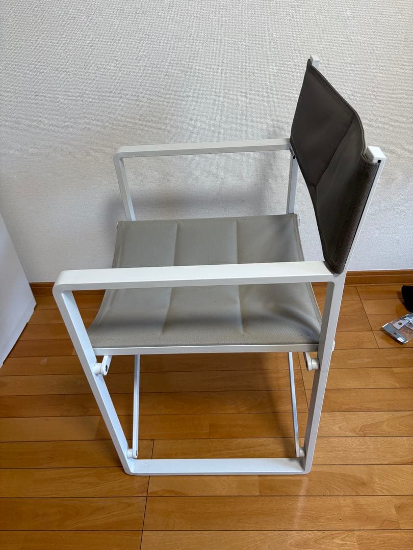 Landform 折り畳みチェア　ホワイト グレー