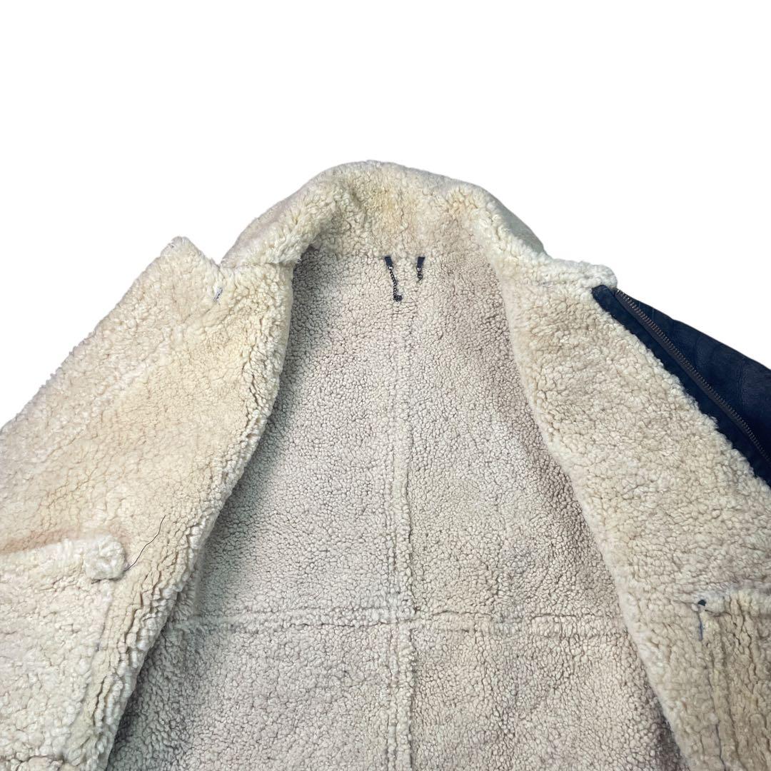 B-3型 ムートンジャケット レザージャケット B3 羊革　90s