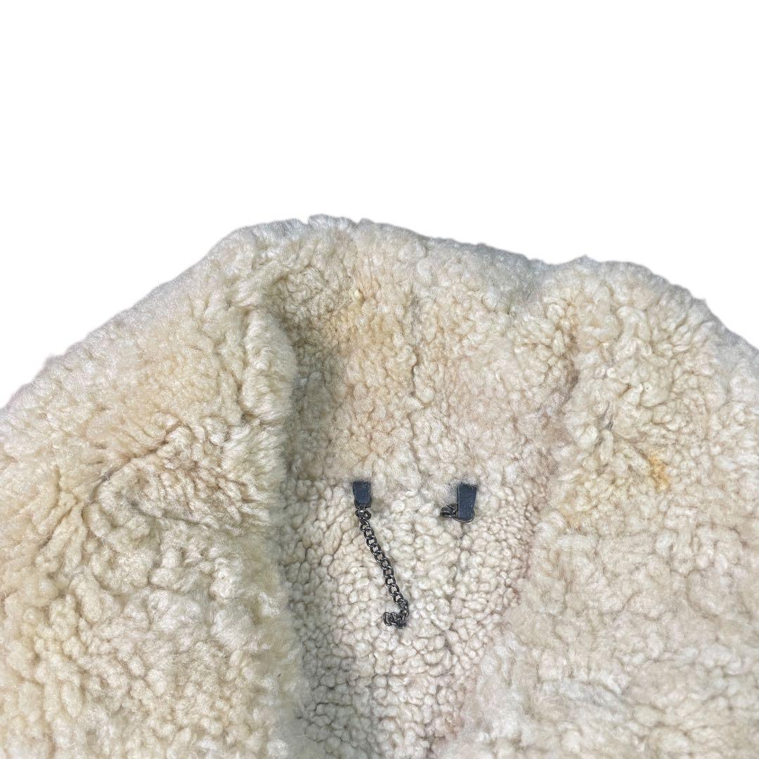 B-3型 ムートンジャケット レザージャケット B3 羊革　90s