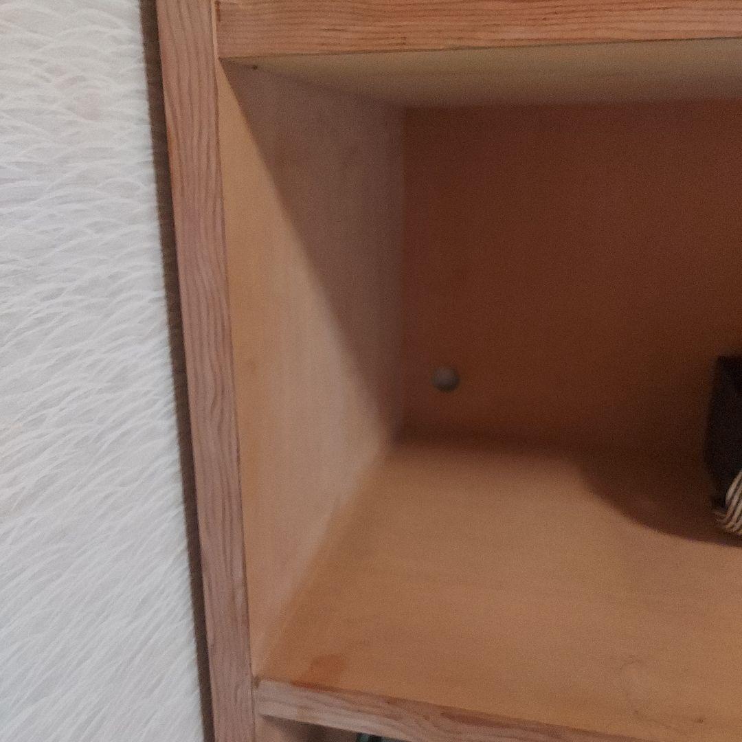 Aymitページ「高級木のオーダーメイド仕立てのスライド式棚」