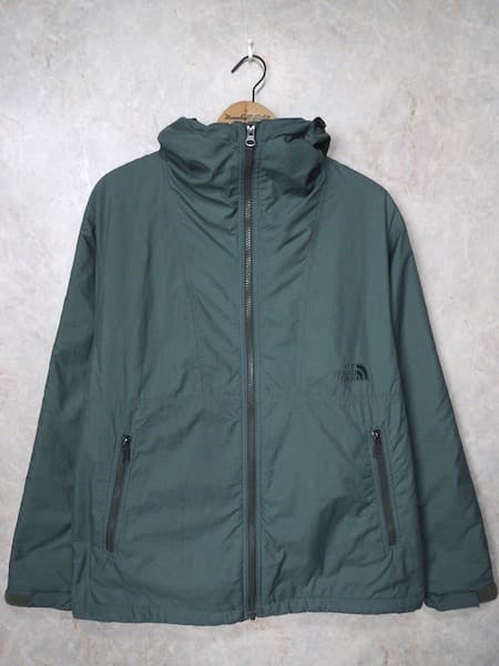 ノースフェイス コンパクトノマドジャケット●NP71633/緑/メンズMサイズ