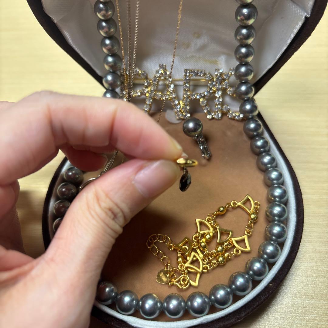 A*e様 遺品整理 アクセサリーまとめ　ネックレス　リング　等