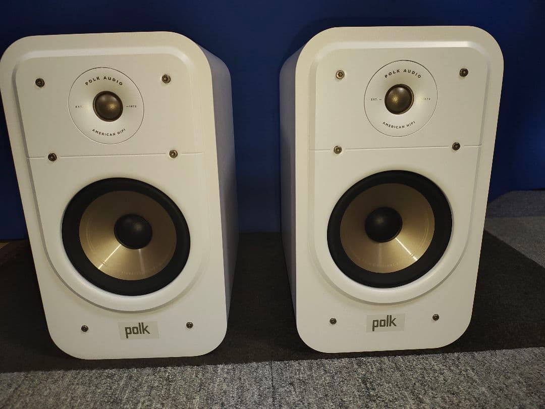 Polk es20 ホワイト ブックシェルフスピーカー