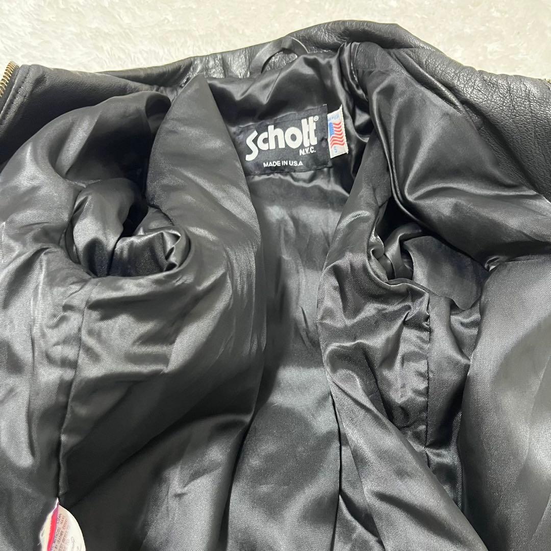美品 Schott ショット レザージャケット USA製 高級