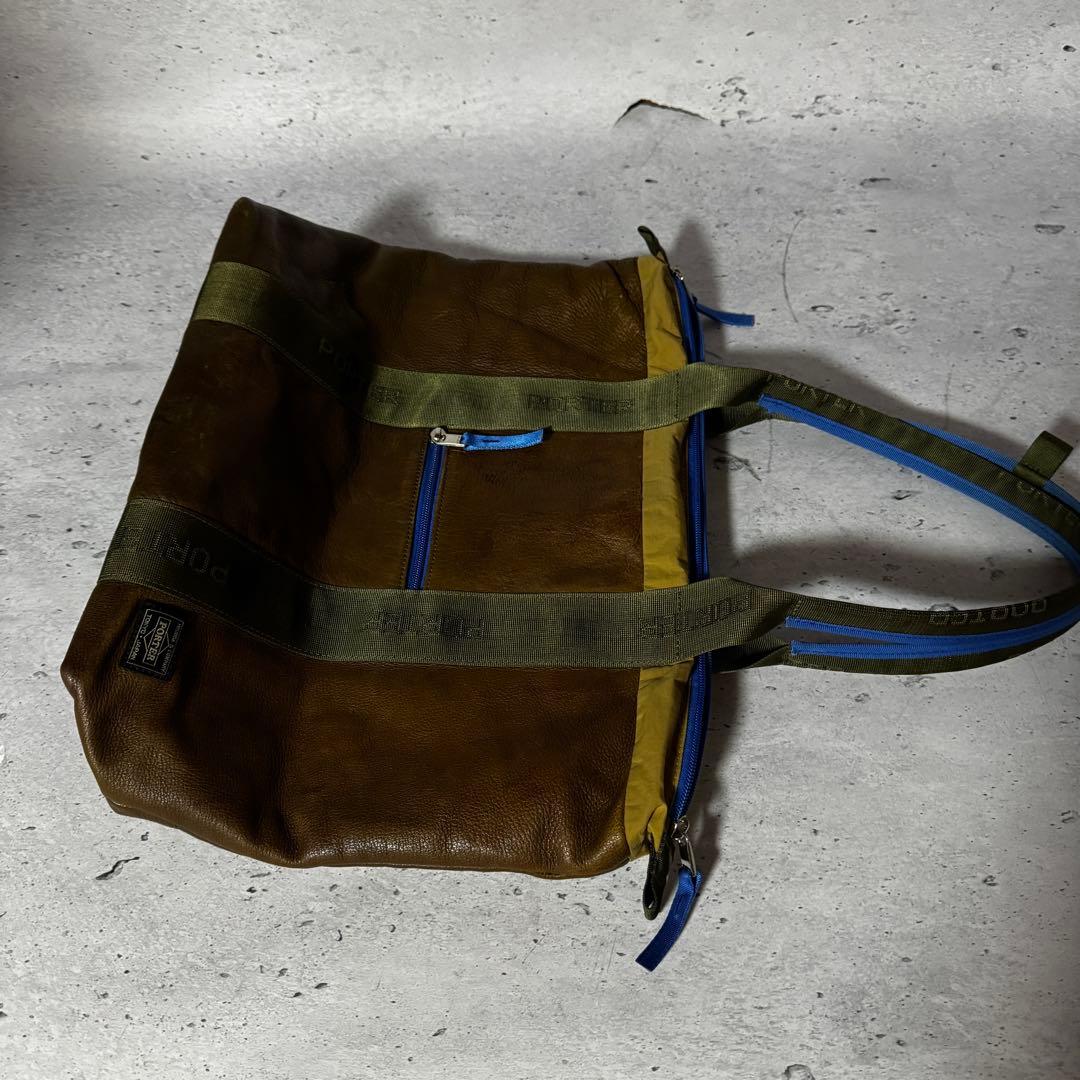 PORTER ポーター RELAX TOTE BAG レザー　トートバッグ