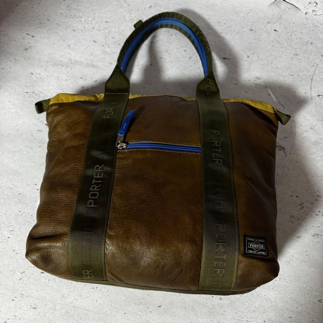 PORTER ポーター RELAX TOTE BAG レザー　トートバッグ